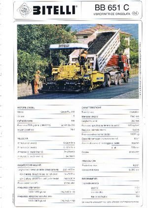 Lánctalpas finiserek Bitelli BB 651 C-RB 4650 VB