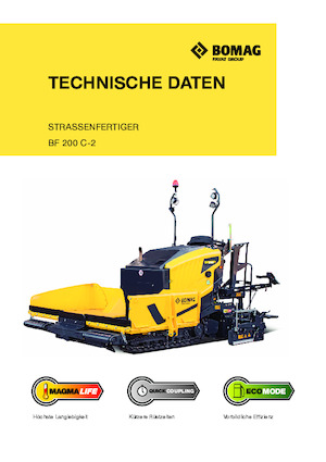 Lánctalpas finiserek Bomag BF 200 C 2 S 200