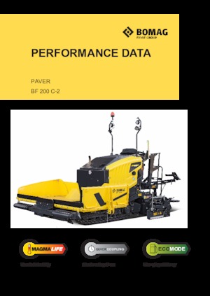 Lánctalpas finiserek Bomag BF 200 C 2 S 200