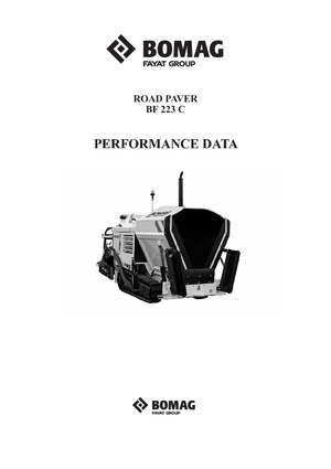 Lánctalpas finiserek Bomag BF 223 C