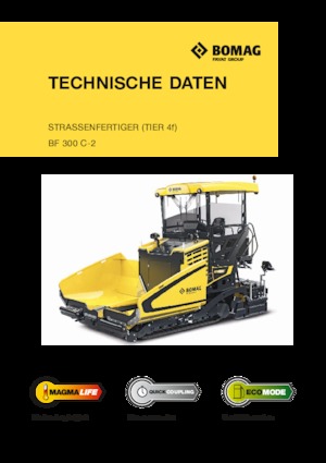 Lánctalpas finiserek Bomag BF 300 C 2 S 340-2
