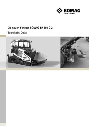 Lánctalpas finiserek Bomag BF 600 C 2 S 500