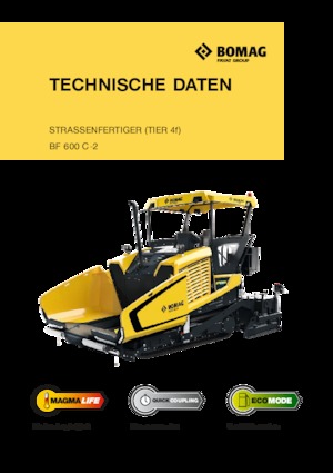 Lánctalpas finiserek Bomag BF 600 C 2 S 600