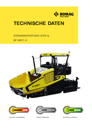 Lánctalpas finiserek Bomag BF 600 C 3 S 500