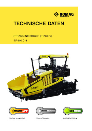 Lánctalpas finiserek Bomag BF 600 C 3 S 600