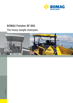 Lánctalpas finiserek Bomag BF 800 C S 600