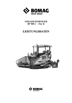 Lánctalpas finiserek Bomag BF 900 C S 600