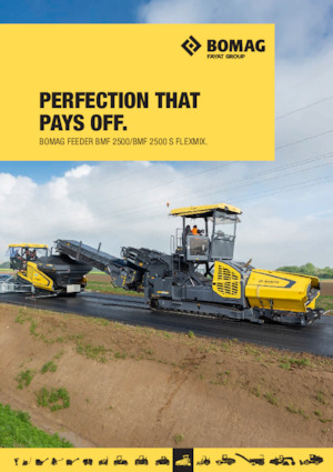 Lánctalpas finiserek Bomag BMF 2500 S FLEXMIX