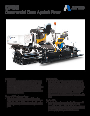 Lánctalpas finiserek Astec CARLSON CP85