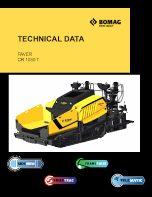 Lánctalpas finiserek Bomag CR 1030 T