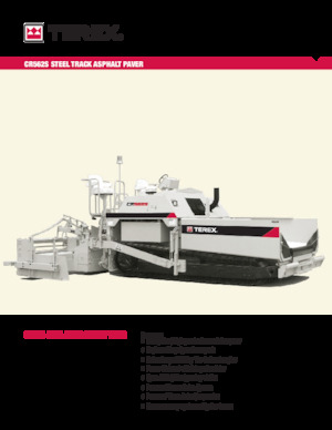 Lánctalpas finiserek Terex CR562S