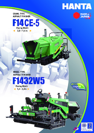 Lánctalpas finiserek Hanta F 14 CE-5