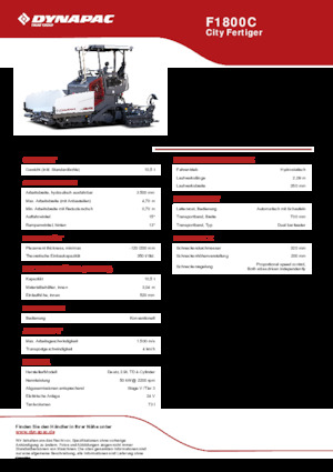 Lánctalpas finiserek Dynapac F1800C