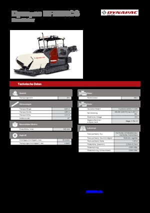Lánctalpas finiserek Dynapac MF2500CS