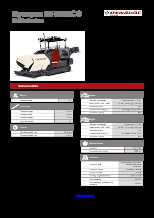 Lánctalpas finiserek Dynapac MF2500CS