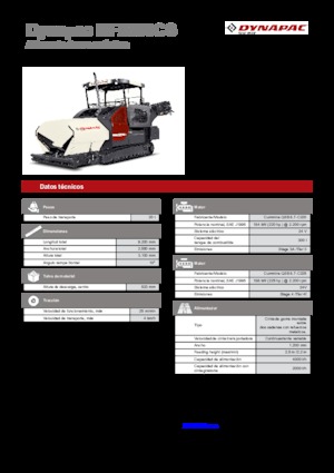 Lánctalpas finiserek Dynapac MF2500CS