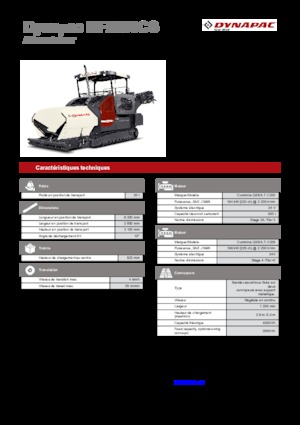 Lánctalpas finiserek Dynapac MF2500CS
