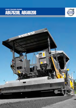 Lánctalpas finiserek Volvo ABG7820B