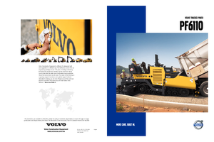 Lánctalpas finiserek Volvo PF 6110