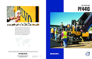 Lánctalpas finiserek Volvo PF4410