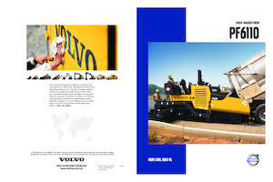 Lánctalpas finiserek Volvo PF6110