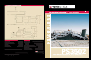Lánctalpas finiserek Terex PS3502
