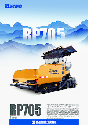 Lánctalpas finiserek XCMG RP705 