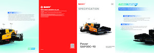 Lánctalpas finiserek Sany SAP30C-10