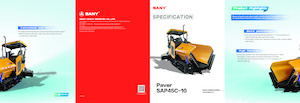 Lánctalpas finiserek Sany SAP45C-10