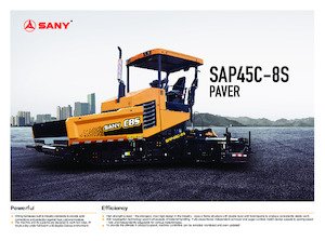 Lánctalpas finiserek Sany SAP45C-8S