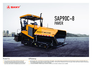 Lánctalpas finiserek Sany SAP90C-8 