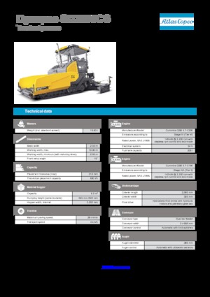 Lánctalpas finiserek Dynapac SD 2500 CS