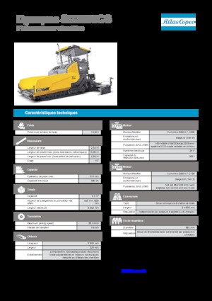 Lánctalpas finiserek Dynapac SD 2500 CS