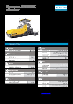 Lánctalpas finiserek Dynapac SD 2550 C