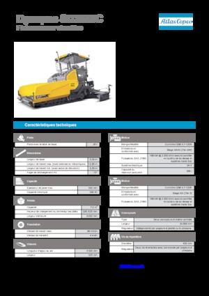 Lánctalpas finiserek Dynapac SD 2550 C