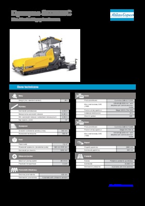 Lánctalpas finiserek Dynapac SD 2550 C