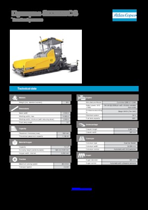 Lánctalpas finiserek Dynapac SD 2550 CS