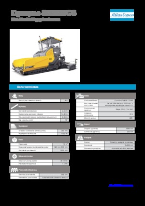 Lánctalpas finiserek Dynapac SD 2550 CS