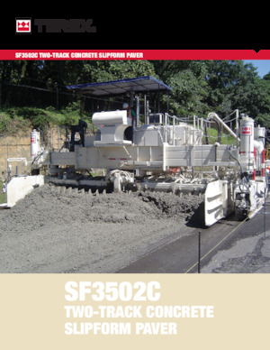 Lánctalpas finiserek Terex SF3502C