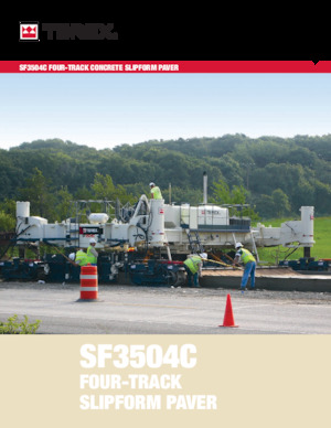 Lánctalpas finiserek Terex SF3504C