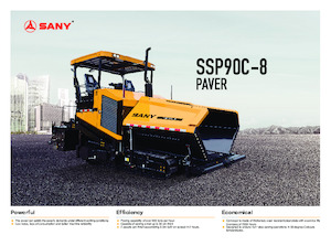 Lánctalpas finiserek Sany SSP90C-8 