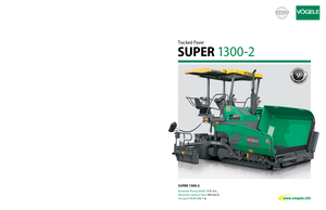 Lánctalpas finiserek Vögele Super 1300-2