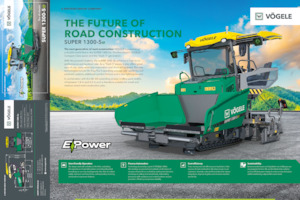 Lánctalpas finiserek Vögele SUPER 1300-5e