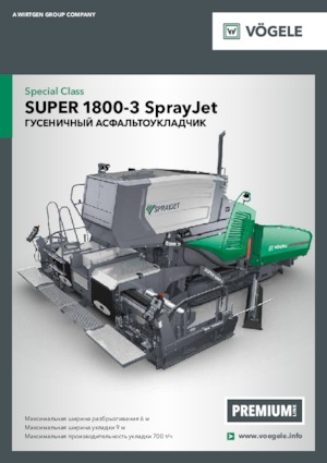 Lánctalpas finiserek Vögele Super 1800-3 SprayJet