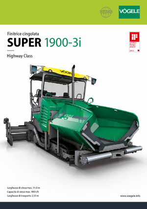 Lánctalpas finiserek Vögele Super 1900-3i