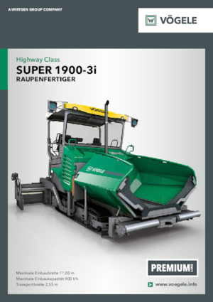 Lánctalpas finiserek Vögele Super 1900-3i