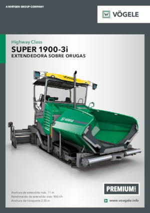 Lánctalpas finiserek Vögele Super 1900-3i