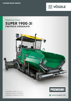 Lánctalpas finiserek Vögele Super 1900-3i