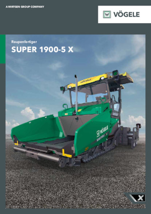 Lánctalpas finiserek Vögele SUPER 1900-5 X