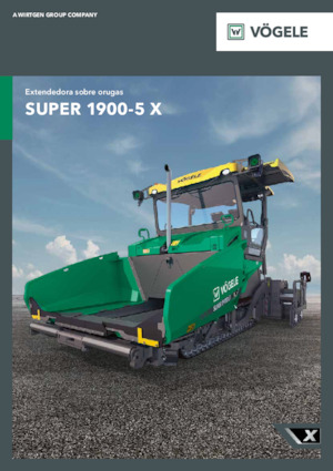 Lánctalpas finiserek Vögele SUPER 1900-5 X